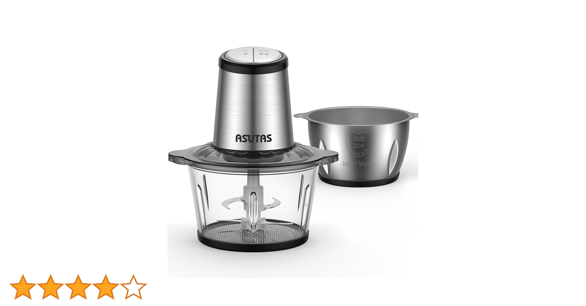 フードプロセッサー Amazon.co.jp: ASUTAS フードプロセッサー 2L大容量 【2ボウル